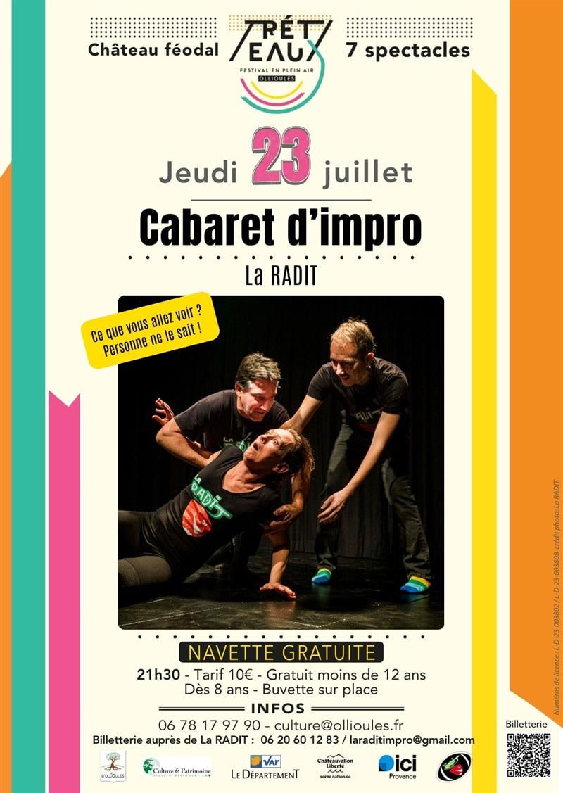 Le Cabaret de l’impro – Château féodal – 21h30
