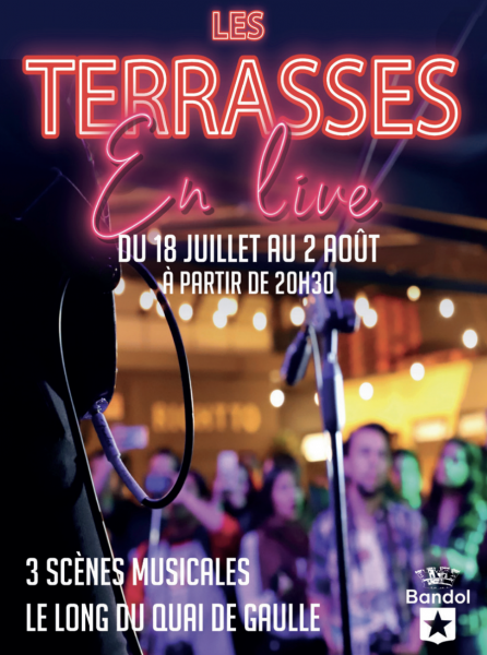 Les Terrasses en Live – Quai Charles de Gaulle – 20h30