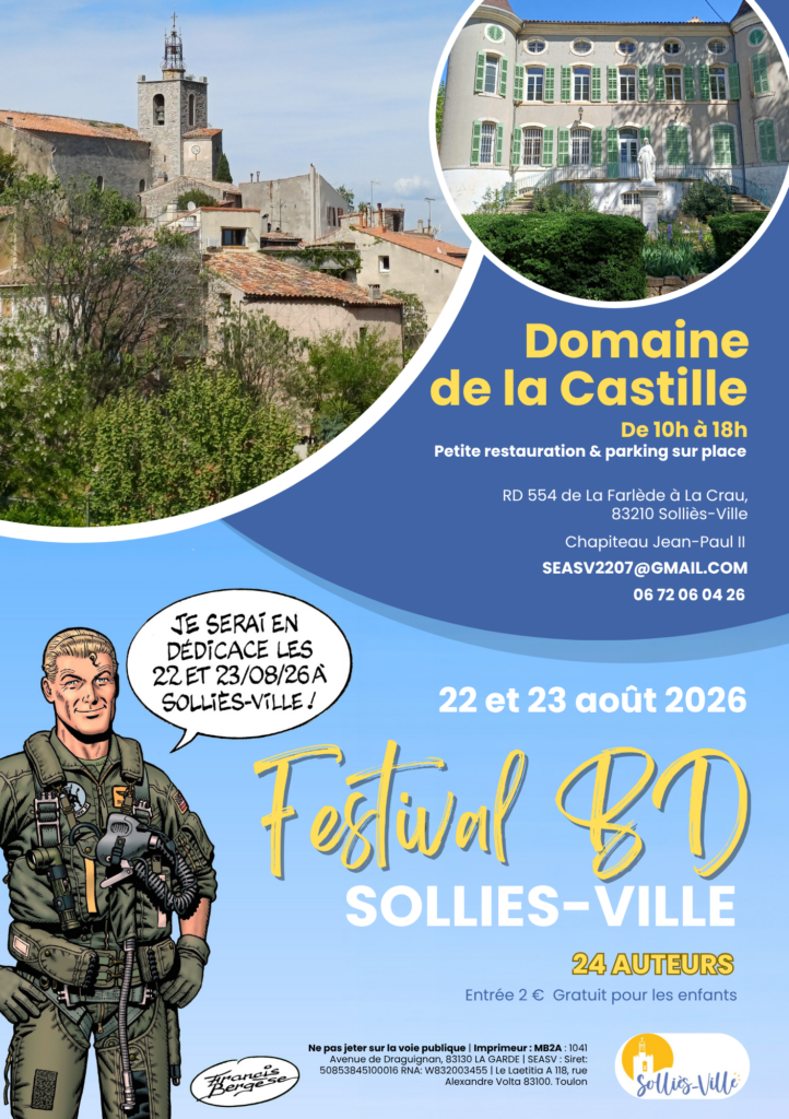 Festival BD – Domaine de la Castille – de 10h à 18h