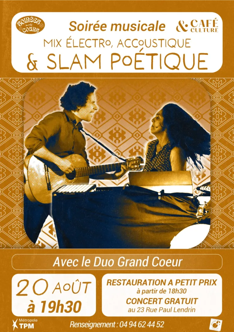 Soirée musicale – Café culture – 19h30