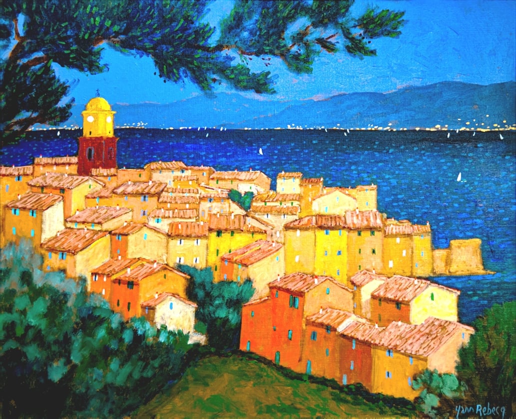 La presqu&rsquo;île de St Tropez et la Méditéranée