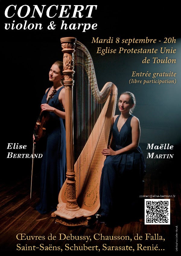 Concert – Duo violon & harpe