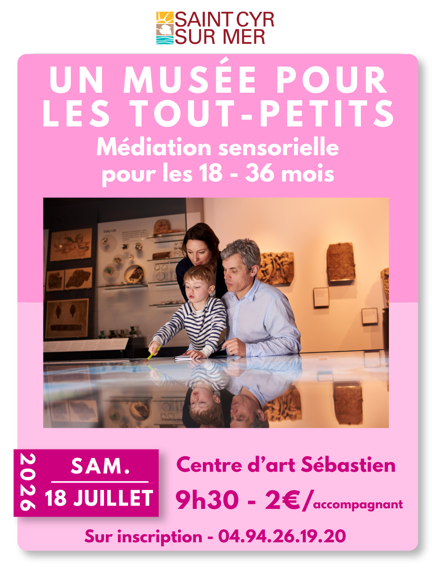Un musée pour les tout petits – Centre d’Art Sébastien – 9h30